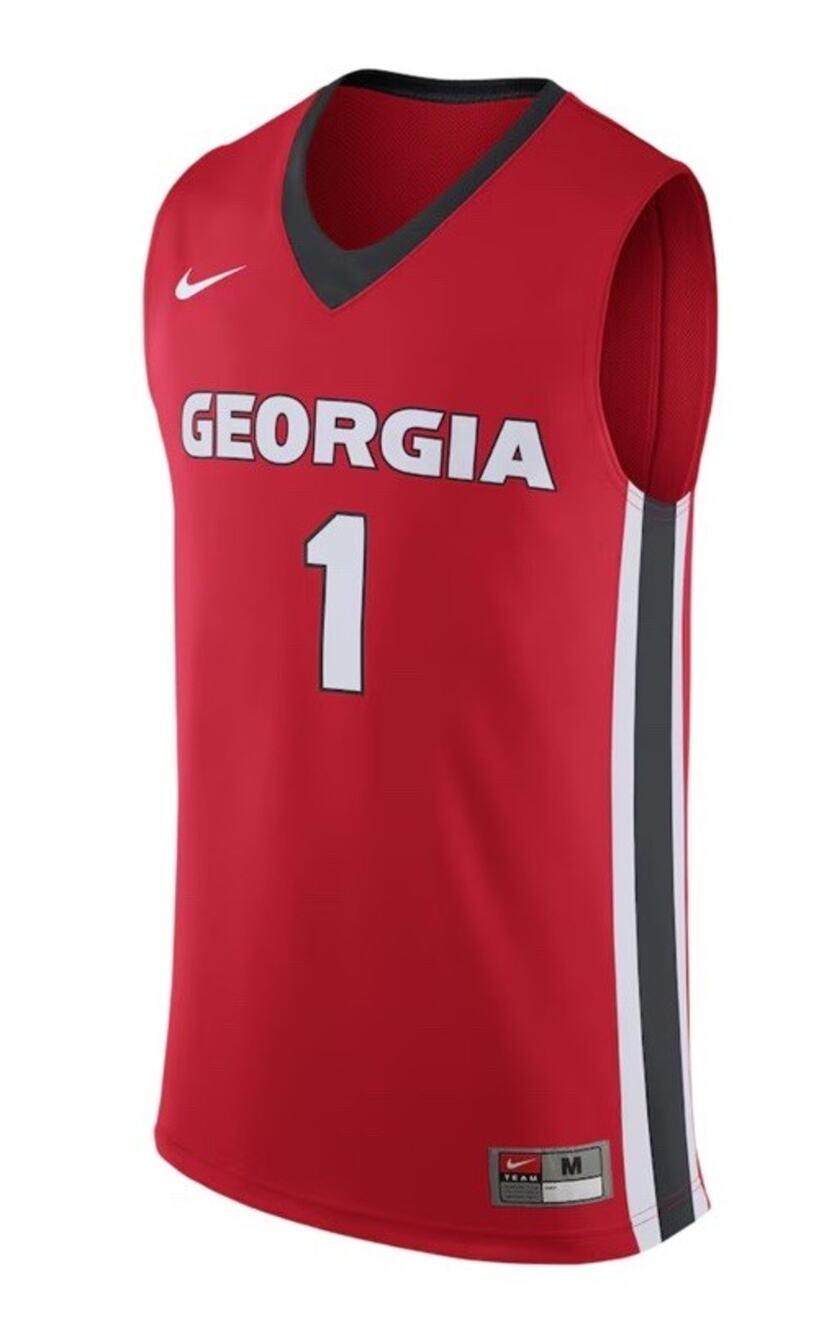 Georgia Bulldogs UGA Nike Youth Boys Basketball Jersey $80 Medium M NWT.